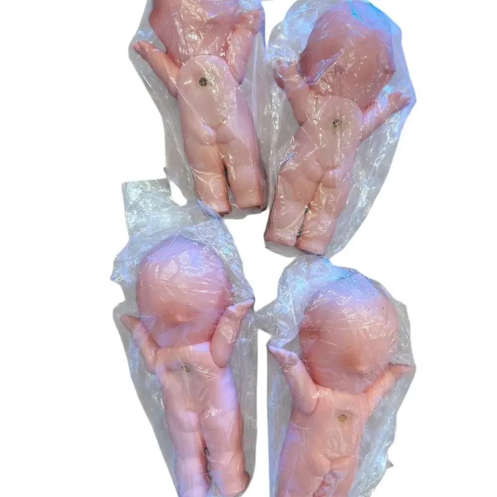 Vintage Kewpie Dolls Lot of 4 NOS Sealed Rubber Vinyl Baby Dolls Big Eyes